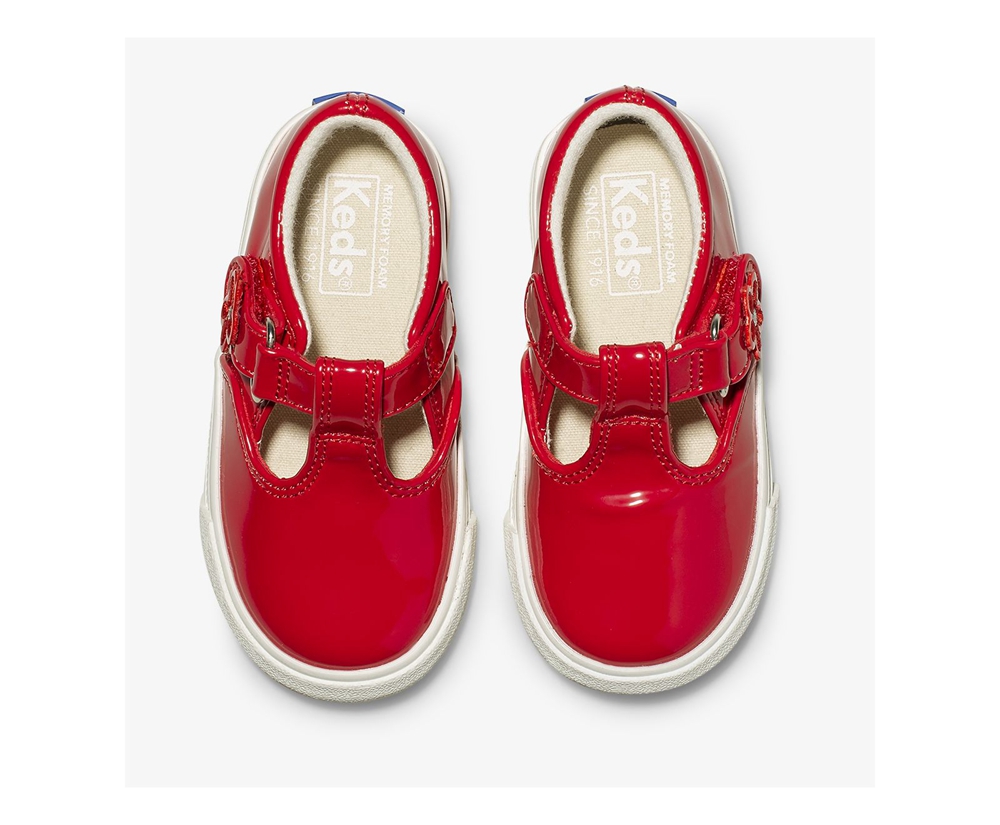 Keds Slip Ons Kinder Rot - Daphne Patent - IVJ-608925